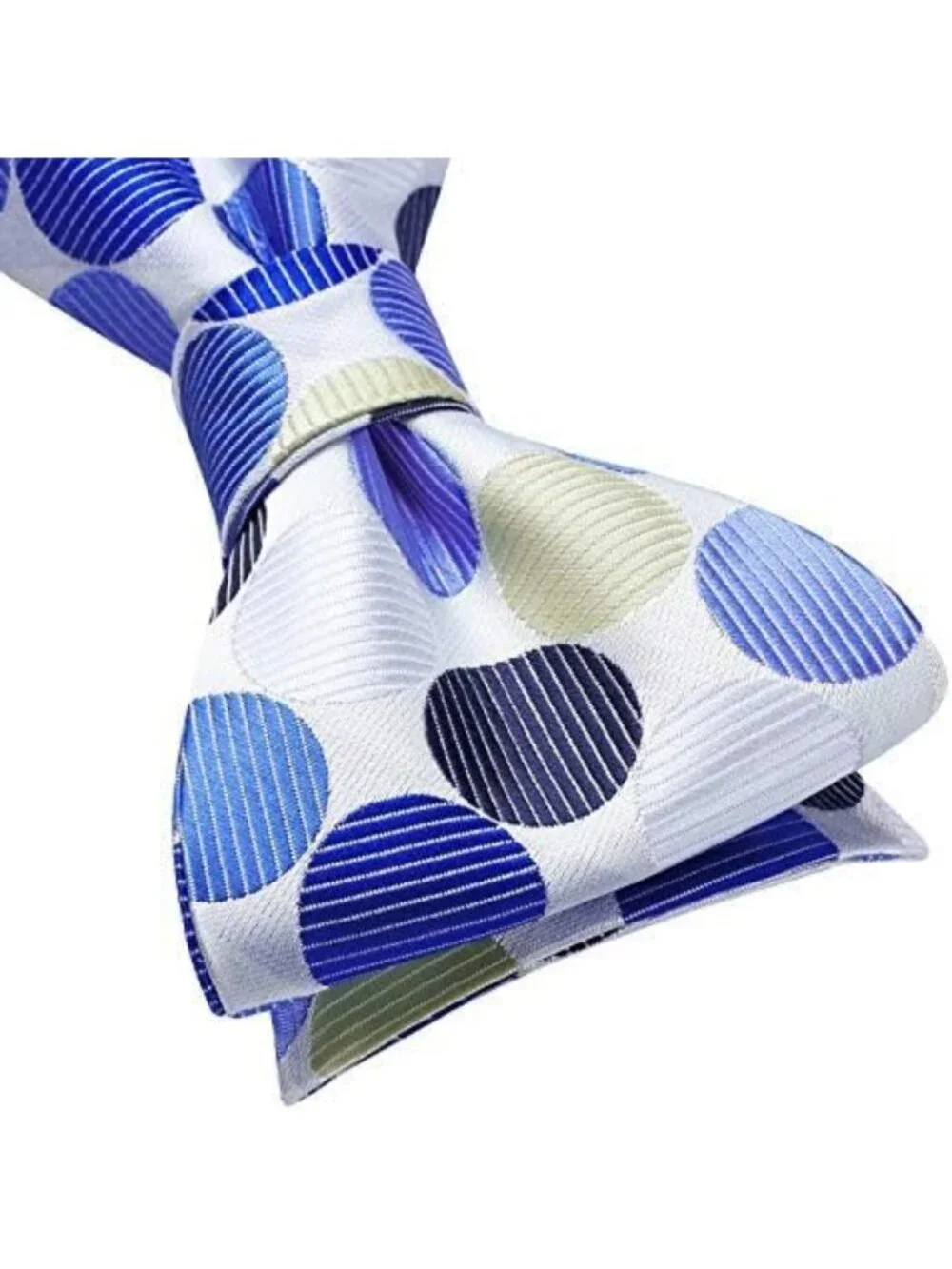Classic Polka Dot Self-Tie Bow Tie & Pocket Square Set for Weddings & Business